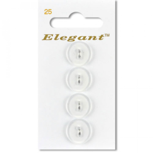 Sirdar Elegant Buttons - Crystal 16mm