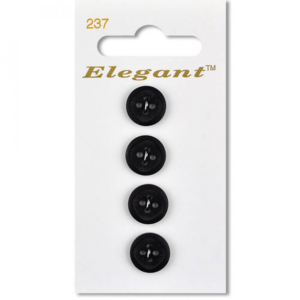 Sirdar Elegant Buttons - Black 12mm