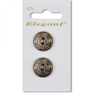 Sirdar Elegant Buttons - Antique Silver 19mm