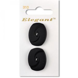 Sirdar Elegant Buttons - Black 28mm