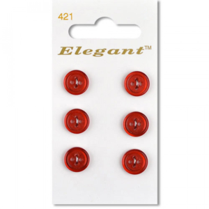Sirdar Elegant Buttons - Red 11mm