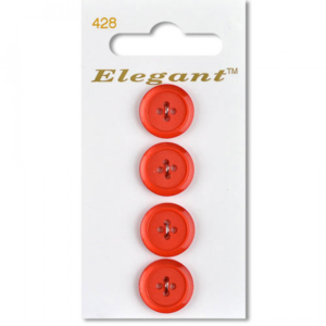 Sirdar Elegant Buttons - Red 16mm