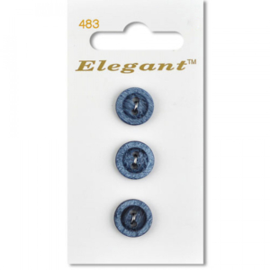 Sirdar Elegant Buttons - Navy 12mm