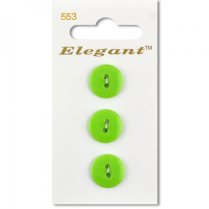 Sirdar Elegant Buttons - Lime Green 2HL 16mm