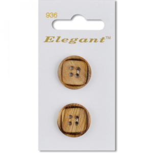 Sirdar Elegant Buttons - Tan 19mm