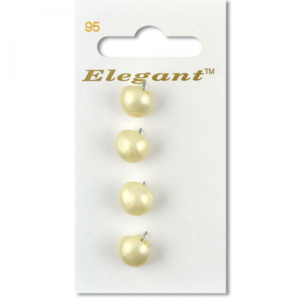 Sirdar Elegant Buttons - Off-White Shank    11mm