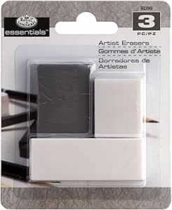 Royal & Langnickel 3 pc Artist Eraser Set