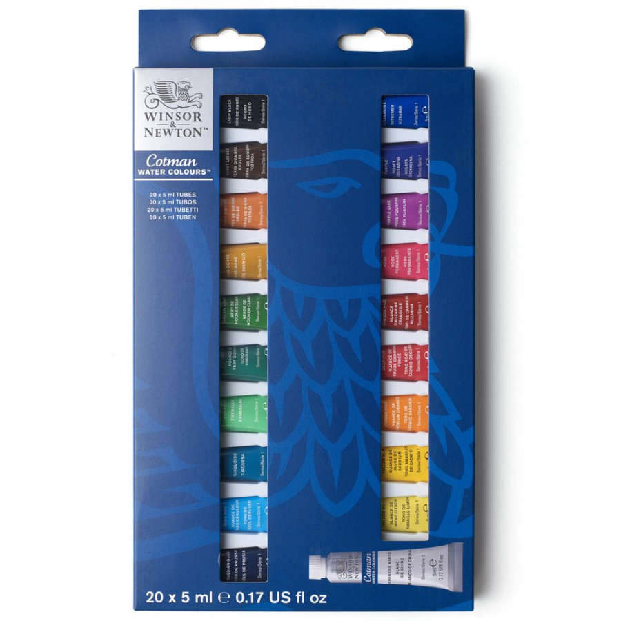 Cotman Watercolour Starter Set 20 x 5ml