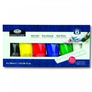 Royal & Langnickel Essentials Artists Acrylic Paint Set of 6 x 75ml