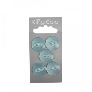 King Cole Fish-Eye Buttons - Blue (Large)