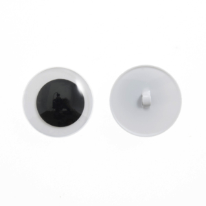Toy Eyes: Sew-On Googly: 20mm: Black