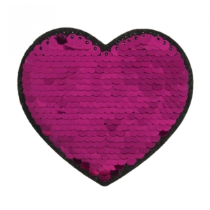 Motif Cerise Sequin Heart