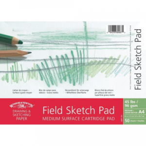 Winsor & Newton Medium Surface Spiral Pad - 96gsm - A5