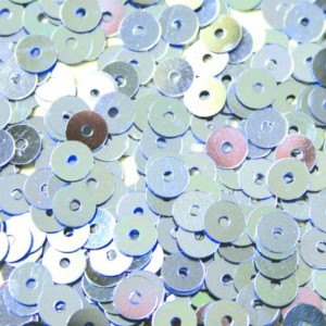 Paper Cellar Embellishments - Silver Round Sequins
