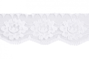 Trim Lace Nylon White