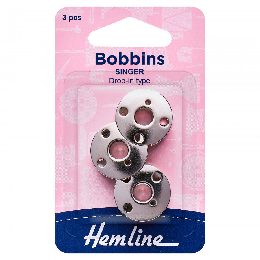 Hemline Metal Bobbin: Singer/Class 66k