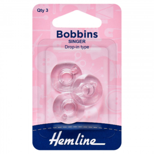 Hemline Plastic Bobbin: Singer/Class 66k