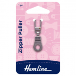 Hemline Zipper Puller - Ring - Silver