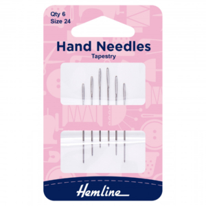 Hemline Hand Sewing Needles Tapestry Size 24