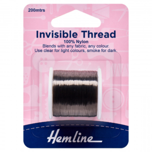 Hemline Invisible Thread: 200m: Smoke