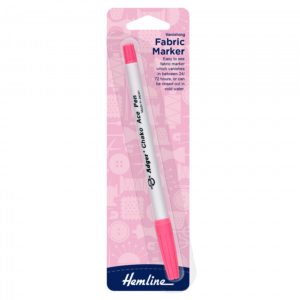 Hemline Premium Vanishing Fabric Marker - Purple/Pink
