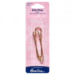 Hemline Gold Kilt Pins - 75mm
