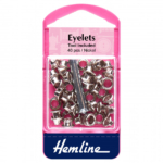 Hemline Eyelets - Nickel Silver - 5.5mm