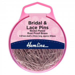 Hemline Bridal & Lace Pins - 25mm