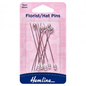 Hemline Florist Hat Pins - 65mm