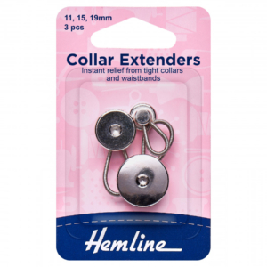 Hemline Collar Expanders Metal - Assorted