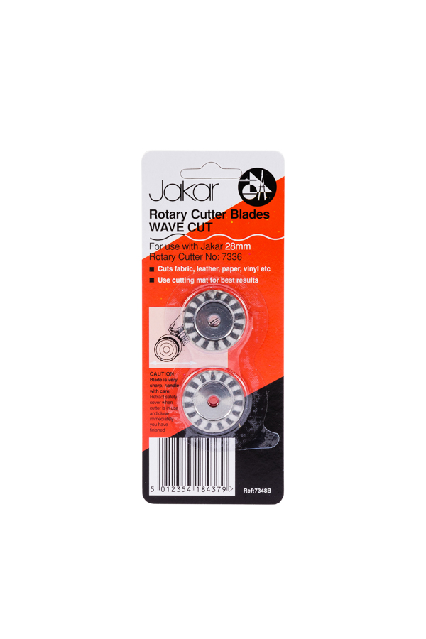 Jakar Rotary Cutter Blades - 28mm Wave Cut