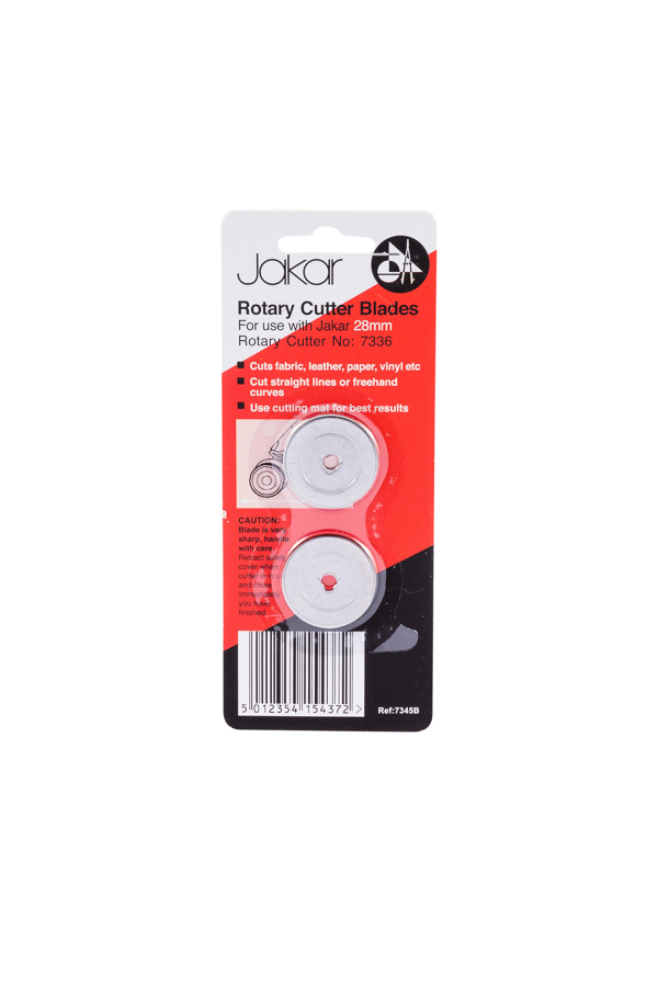 Jakar Rotary Cutter Blades - 28mm Straight Cut