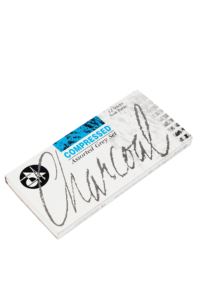 Compressed Charcoal Set of 12 Sticks - Assorted Greys