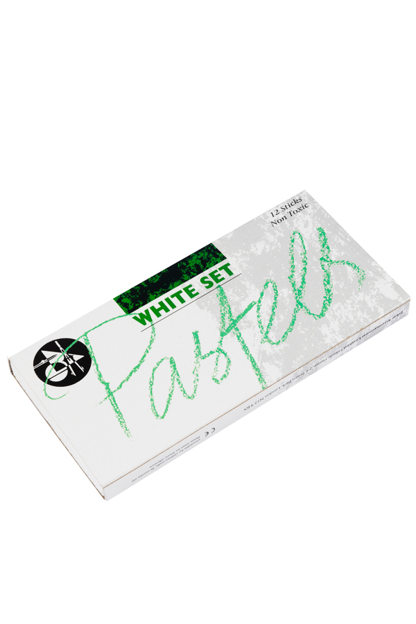 Soft Pastels Set of 12 Sticks - White