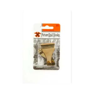 Picture Rail Hooks - Solid Brass