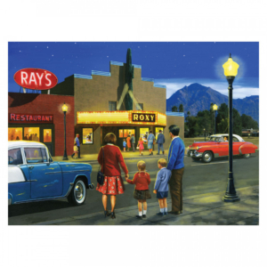 Adult Paint By Numbers A Night at the Movie