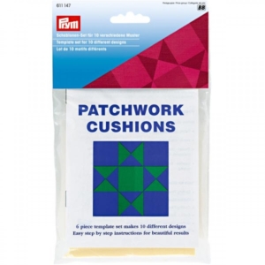 Prym Patchwork Cushion Templates 10 different Designs
