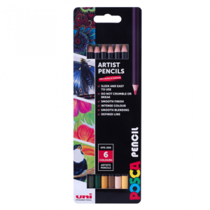 POSCA Pencils - Set of 6 Earth Colours