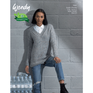 Wendy Sweater Knitting Pattern 7001