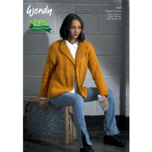Wendy Cardigan Knitting Pattern 7004