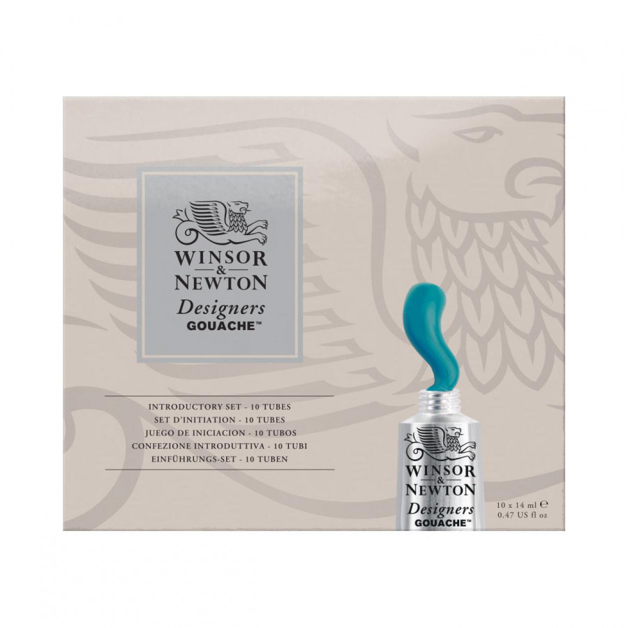Winsor & Newton Introductory Set of Designers Gouache (10 Tubes)