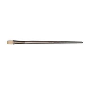 Zen™ White Bristle Flat Brush (Long Handle)