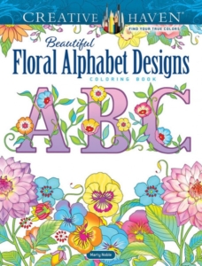 Beautiful Floral Alphabet Design