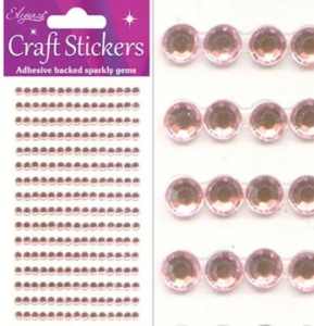 Eleganza Craft Stickers Diamante Green 4mm