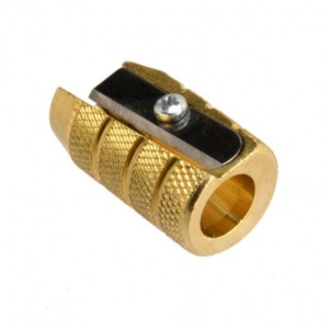 Pencil Sharpener Single Hole Brass Bullet