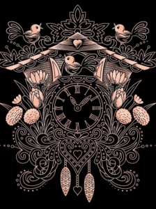 Sequin Art - Art Foil Cuckoo Clock