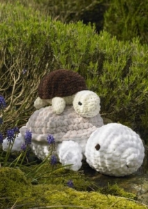 James C Brett Crochet Pattern JB935  Tilly & Tommy Tortoise