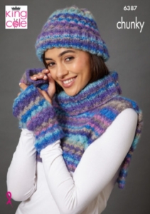 King Cole Womens Knitting Pattern 6387