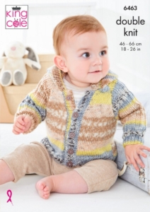 King Cole Childrens Knitting Pattern 6463