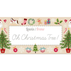 Lewis & Irene Oh Christmas Tree Collection SOLD BY THE METRE